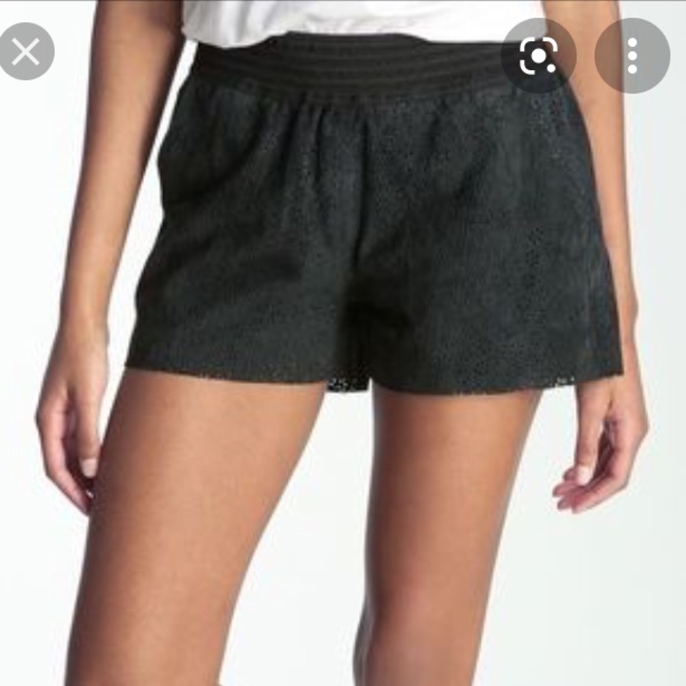 Winter Kate Kanya Shorts Laser Cut Leather NWT L